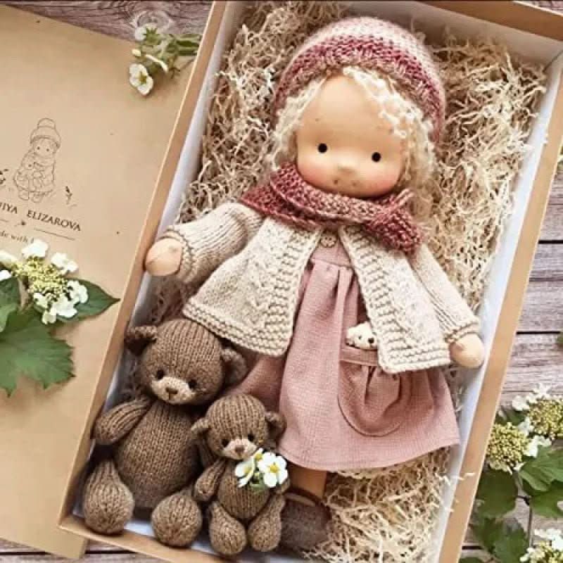 Crafted Cotton Playmate Doll for Imaginative Adventures