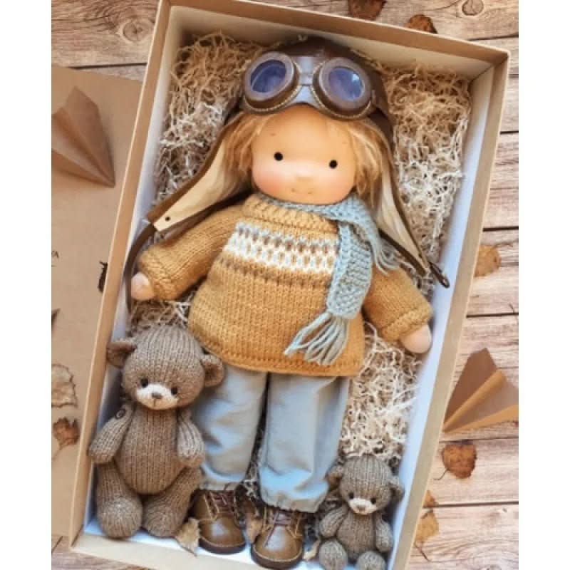 Crafted Cotton Playmate Doll for Imaginative Adventures
