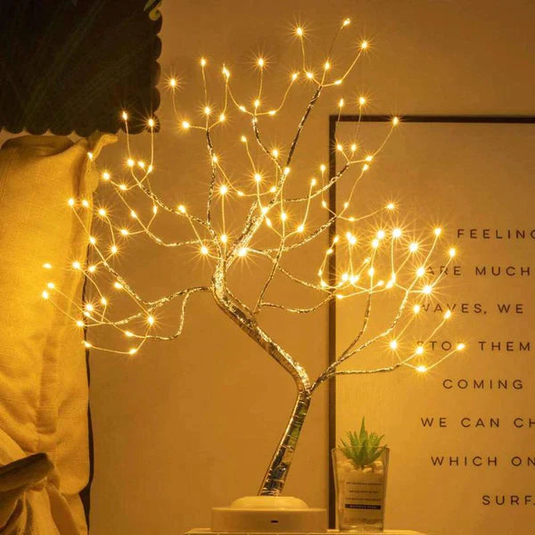 Illuminated Blossom Lamp with 108 Customizable Branches