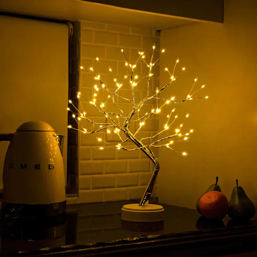 Illuminated Blossom Lamp with 108 Customizable Branches