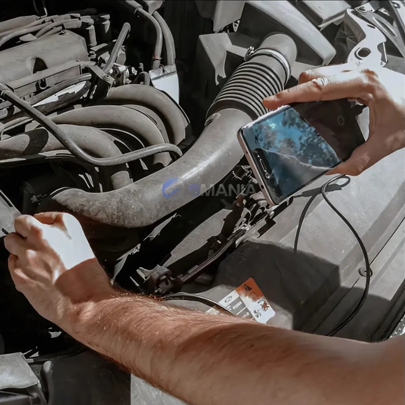 Flexible Endoscope Camera for Tight Spaces with Adjustable LED Light