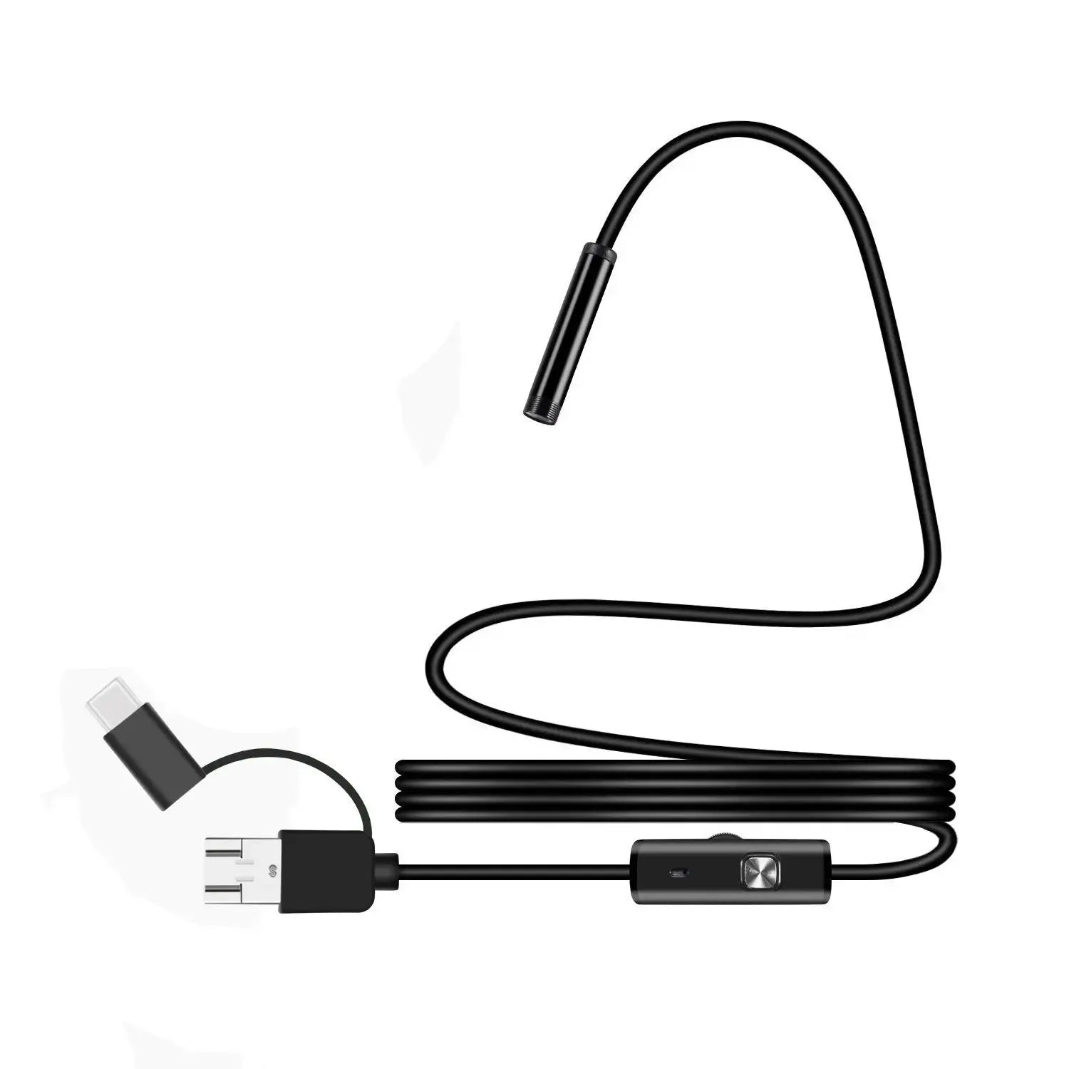 Waterproof Inspection Camera with LED Light - HD Endoscope