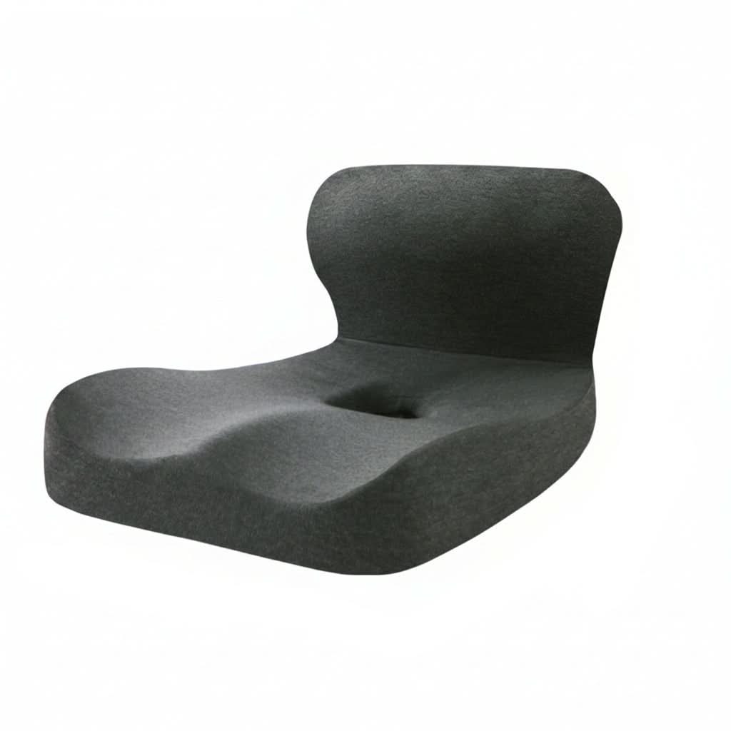 L-Shaped Orthopedic Seat Cushion with Memory Foam for Pressure Relief