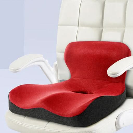 L-Shaped Orthopedic Seat Cushion with Memory Foam for Pressure Relief
