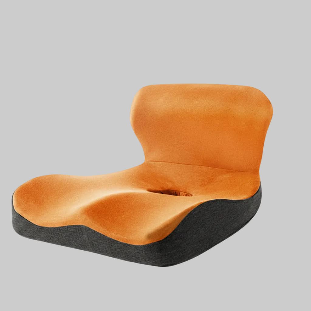 L-Shaped Orthopedic Seat Cushion with Memory Foam for Pressure Relief