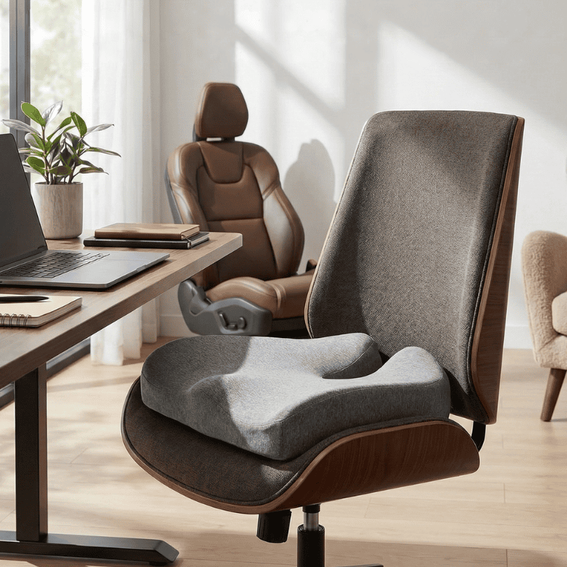 Orthopedic Cushion for Tailbone and Back Support