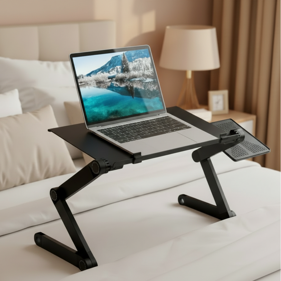 Versatile 360-Degree Adjustable Laptop Stand for Comfort