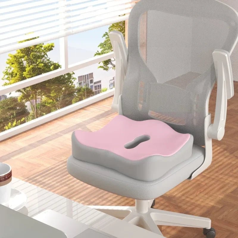 Ergonomic Memory Foam Office Seat Cushion for Lower Back Support