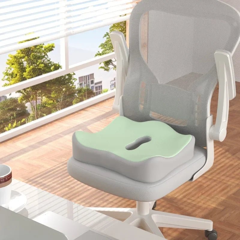 Ergonomic Memory Foam Office Seat Cushion for Lower Back Support