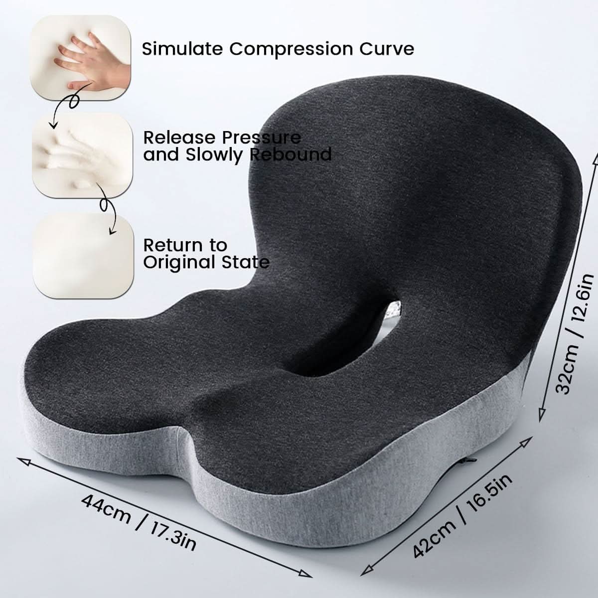 Ultimate Back Support Pillow for Cars and Office Chairs