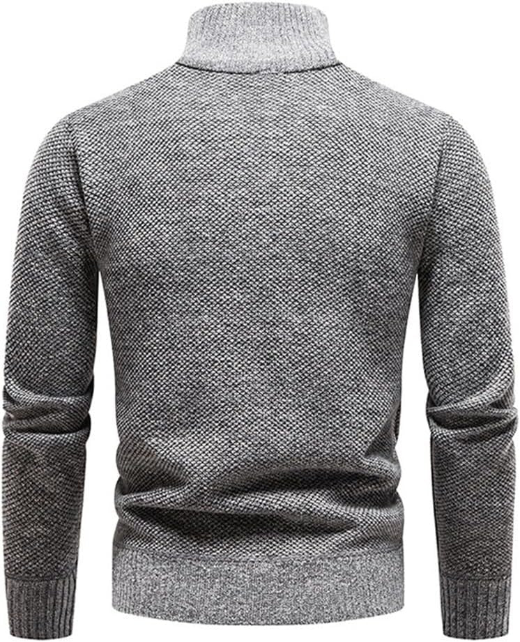 Casual Half-Zip Thermal Sweater