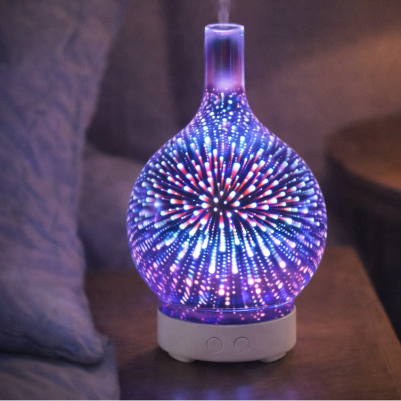Essential Oil Mist Diffuser with Ambient Light & Timer