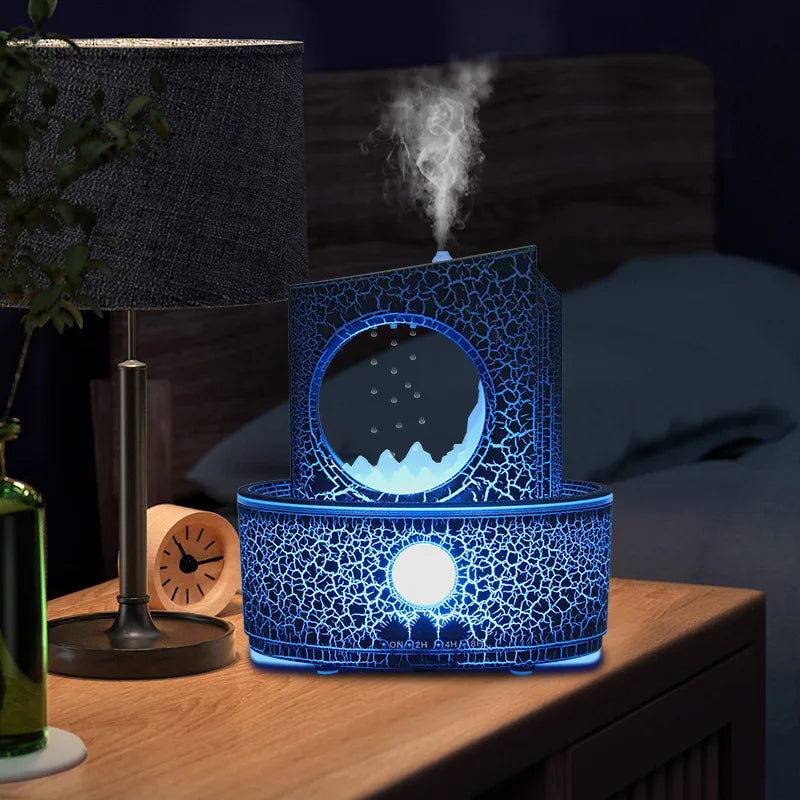 AromaMist Electric Diffuser & Humidifier with LED Light and Remote