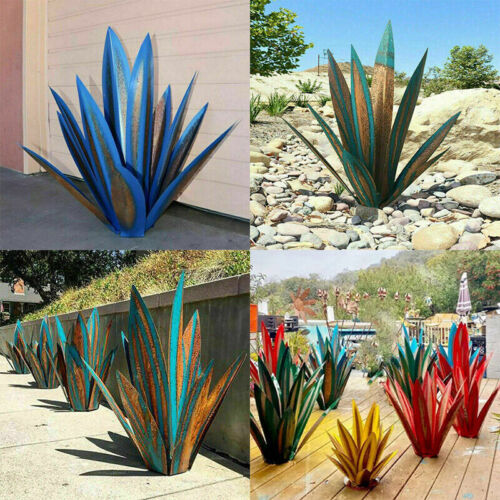 Timeless Agave Metal Garden Art for Indoor and Outdoor Spaces