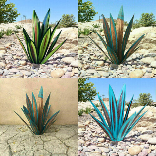 Timeless Agave Metal Garden Art for Indoor and Outdoor Spaces