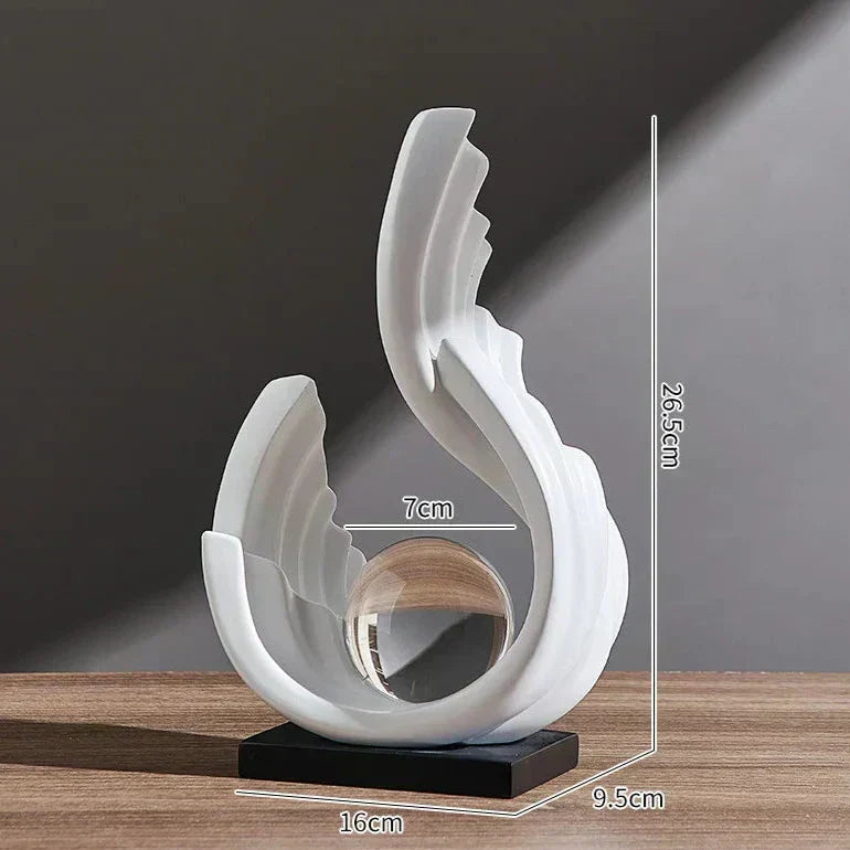 Serenity Sphere Glass Accent for Stylish Home Interiors