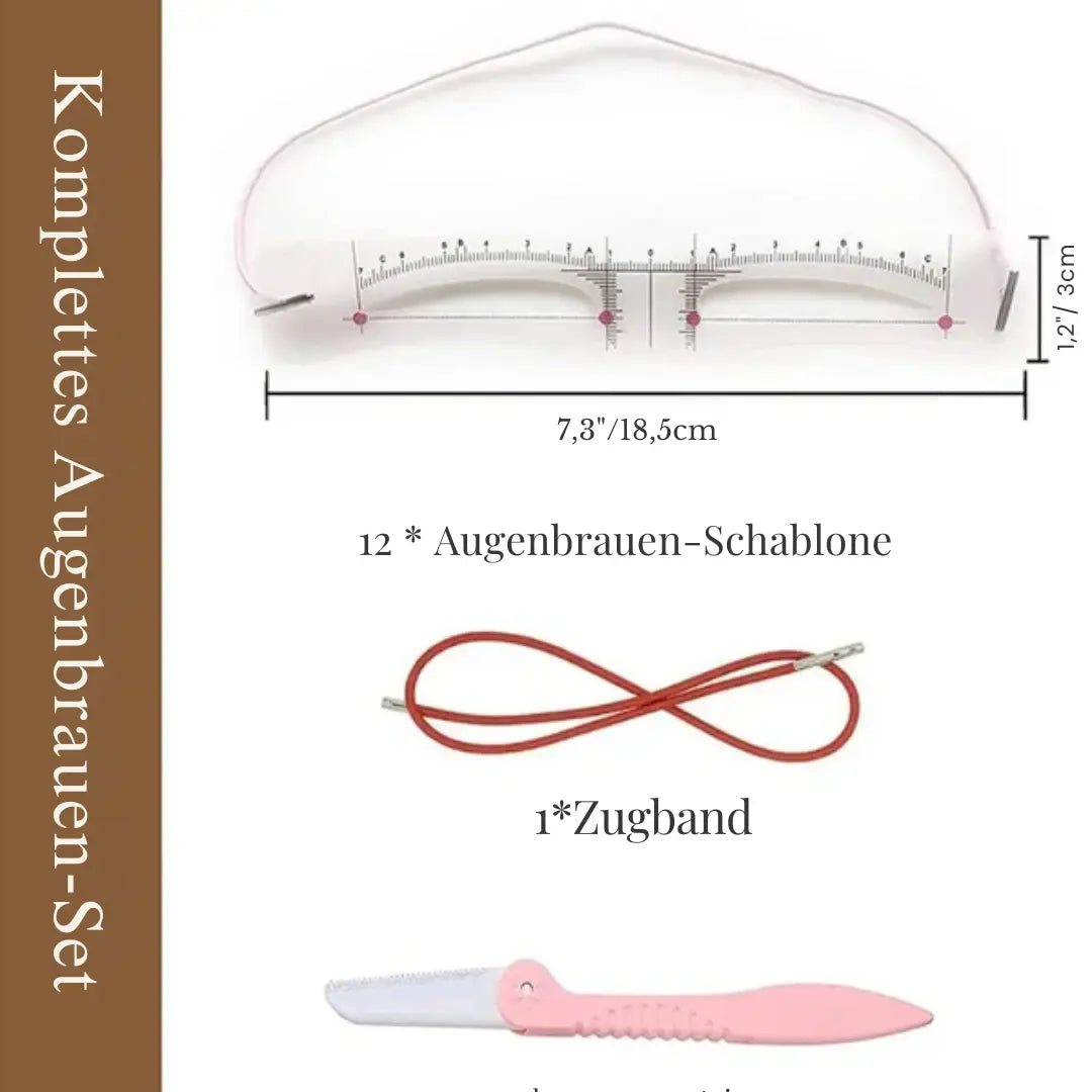 Brow Shaping Kit – Create Stunning, Symmetrical Eyebrows in Seconds