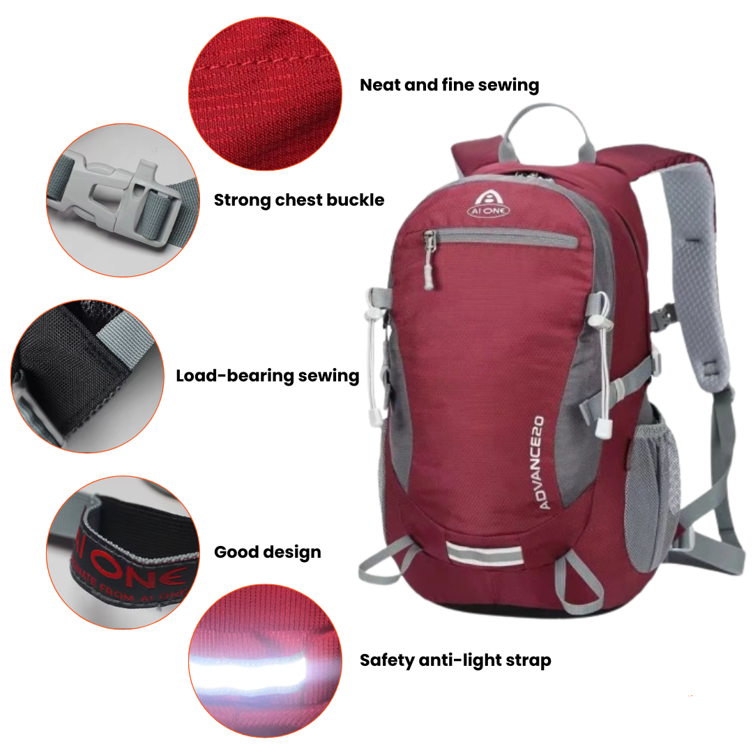 Versatile 20L Adventure Backpack – Comfort Meets Durability