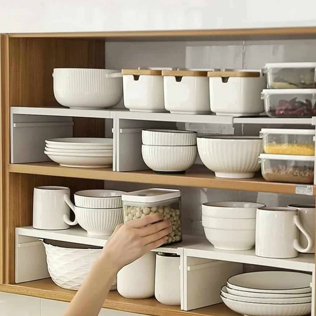Expandable Kitchen Storage Organizer by ORGASPACE