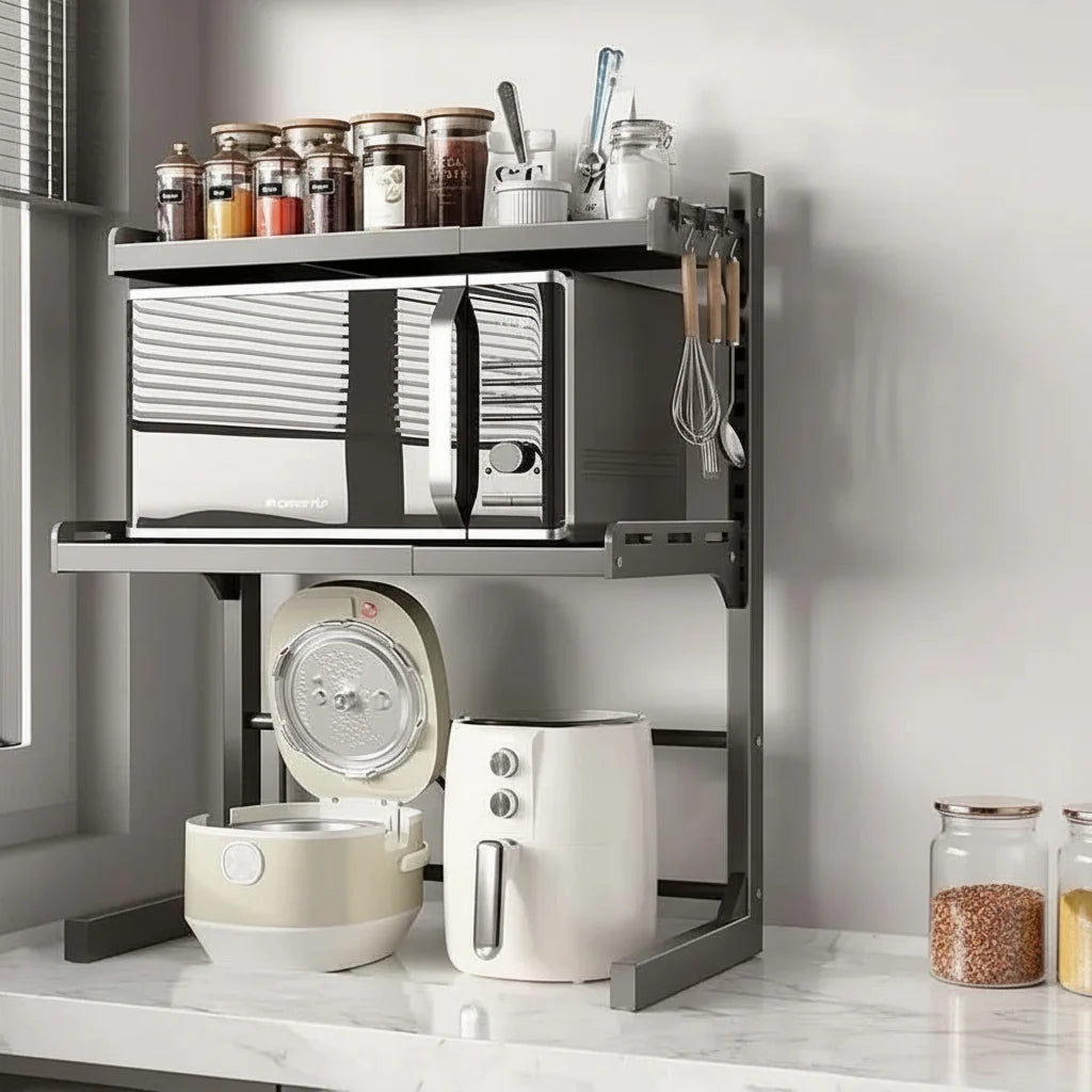 Expandable Kitchen Shelf for Storage Solutions