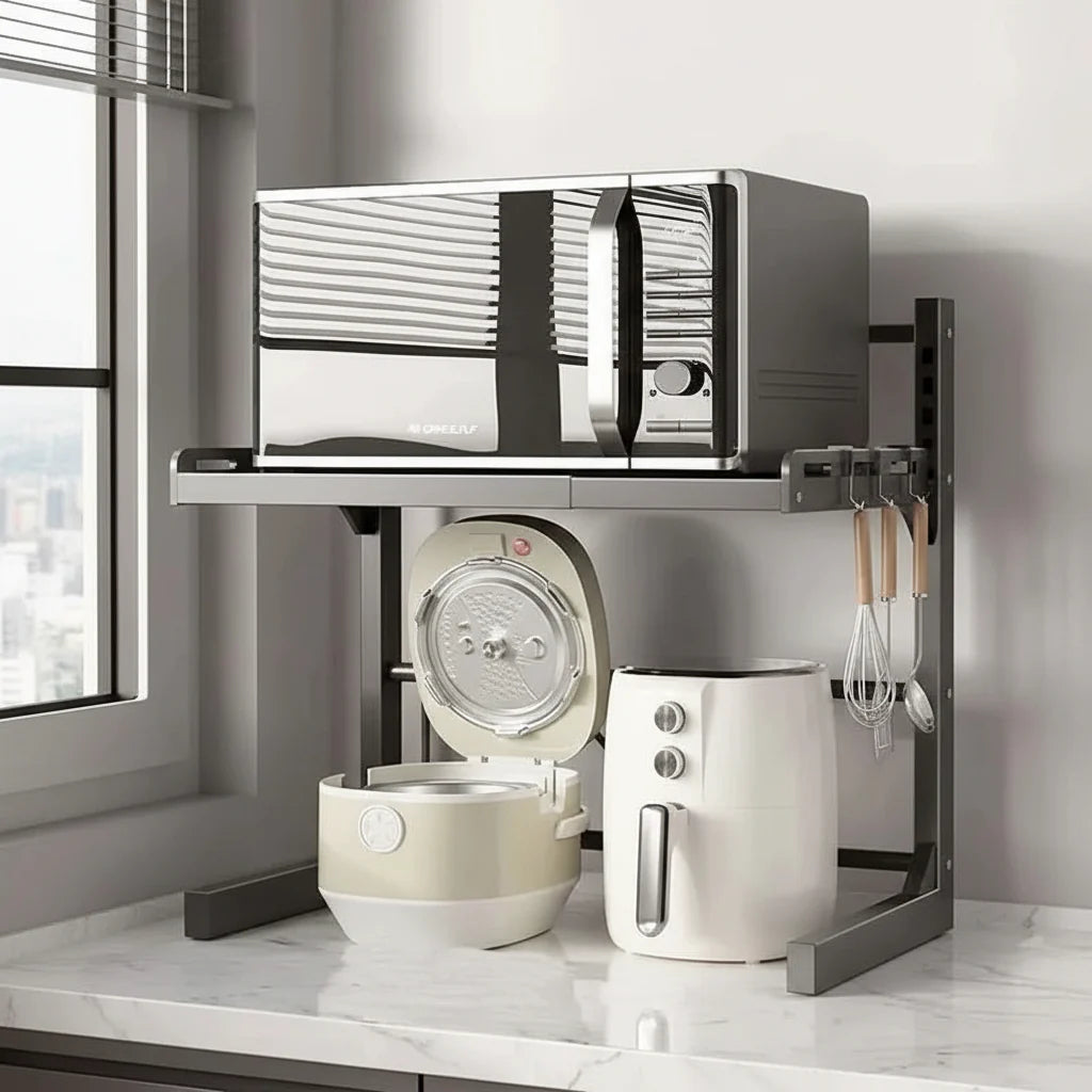 Expandable Kitchen Shelf for Storage Solutions