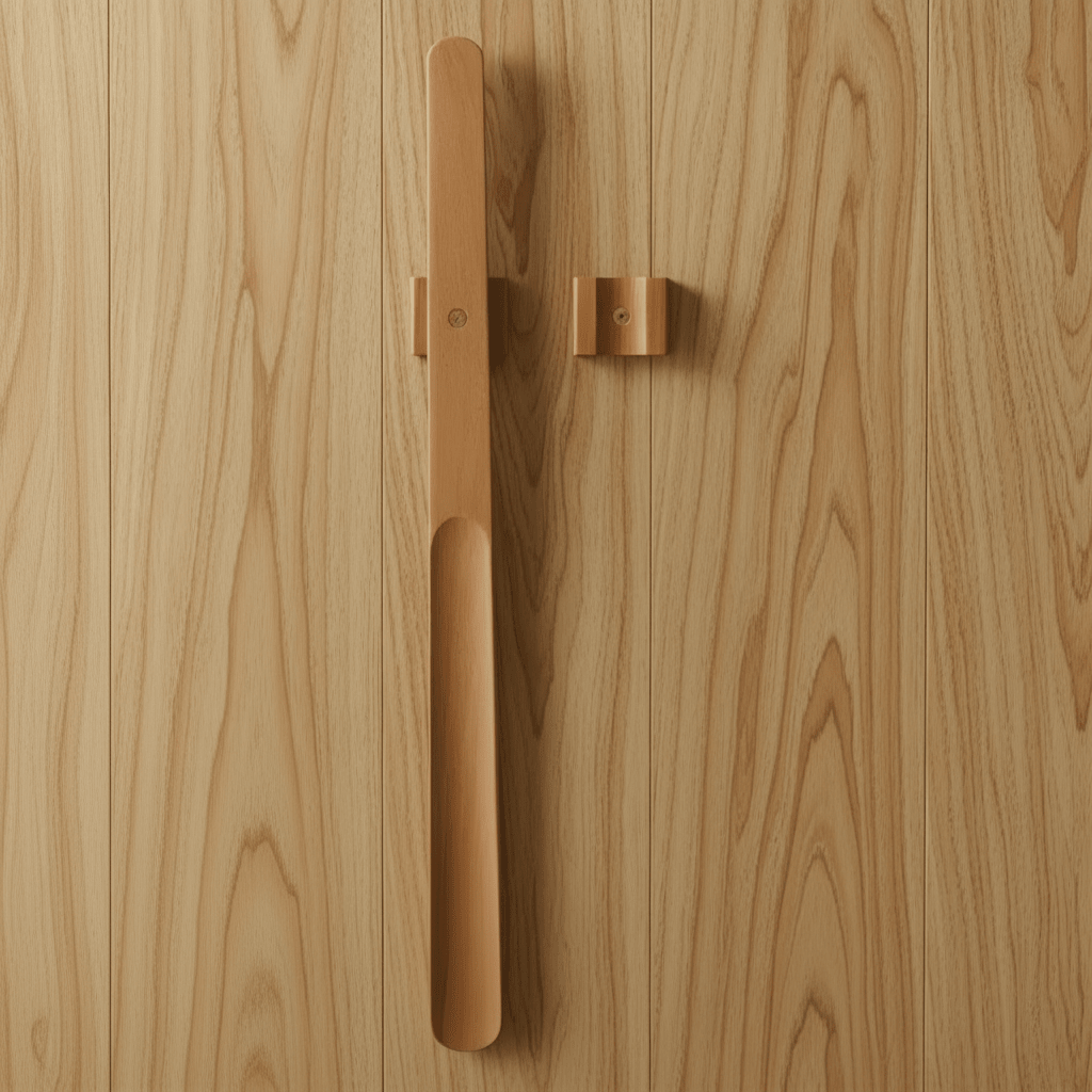 ShoeEase - Extra-Long Wooden Shoe Horn with Ergonomic Grip
