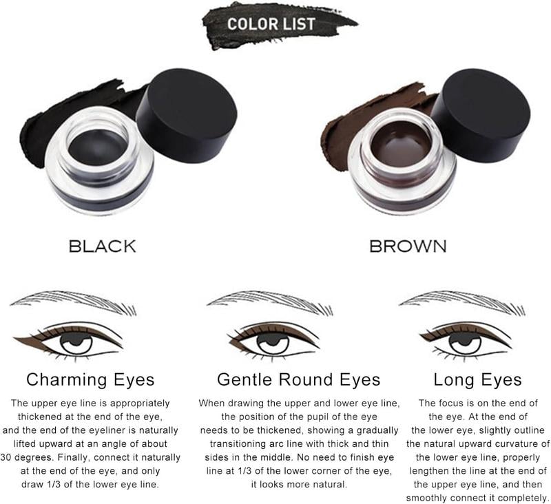 Precision Tip Eyeliner Pencil | Long-Lasting Smudge-Proof Finish