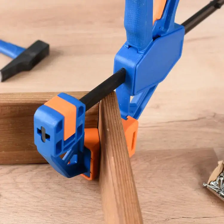 2-Piece F-Clamps Set | One-Hand Operation | Secure Grip for Clamping