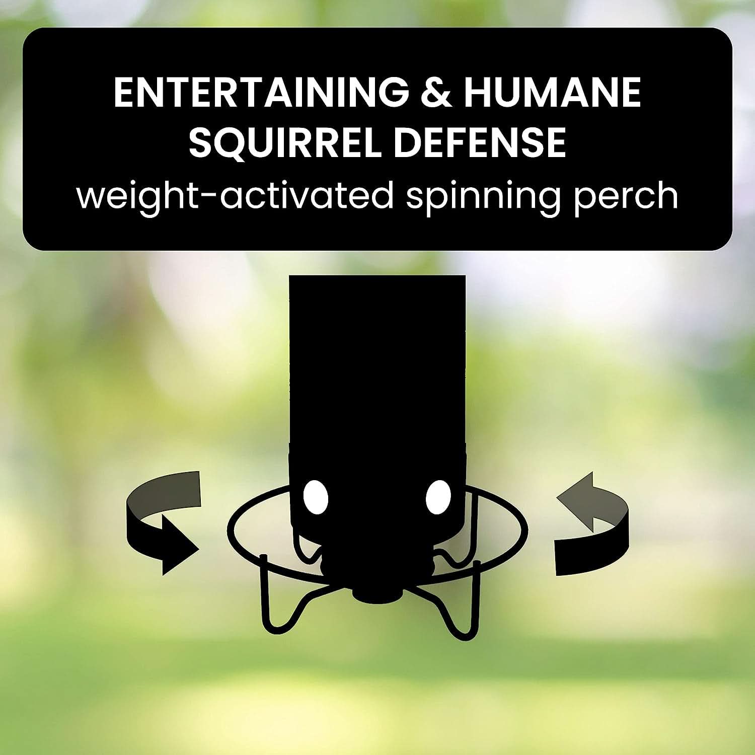 Squirrel-Resistant Bird Feeder with Weight-Sensitive Perch