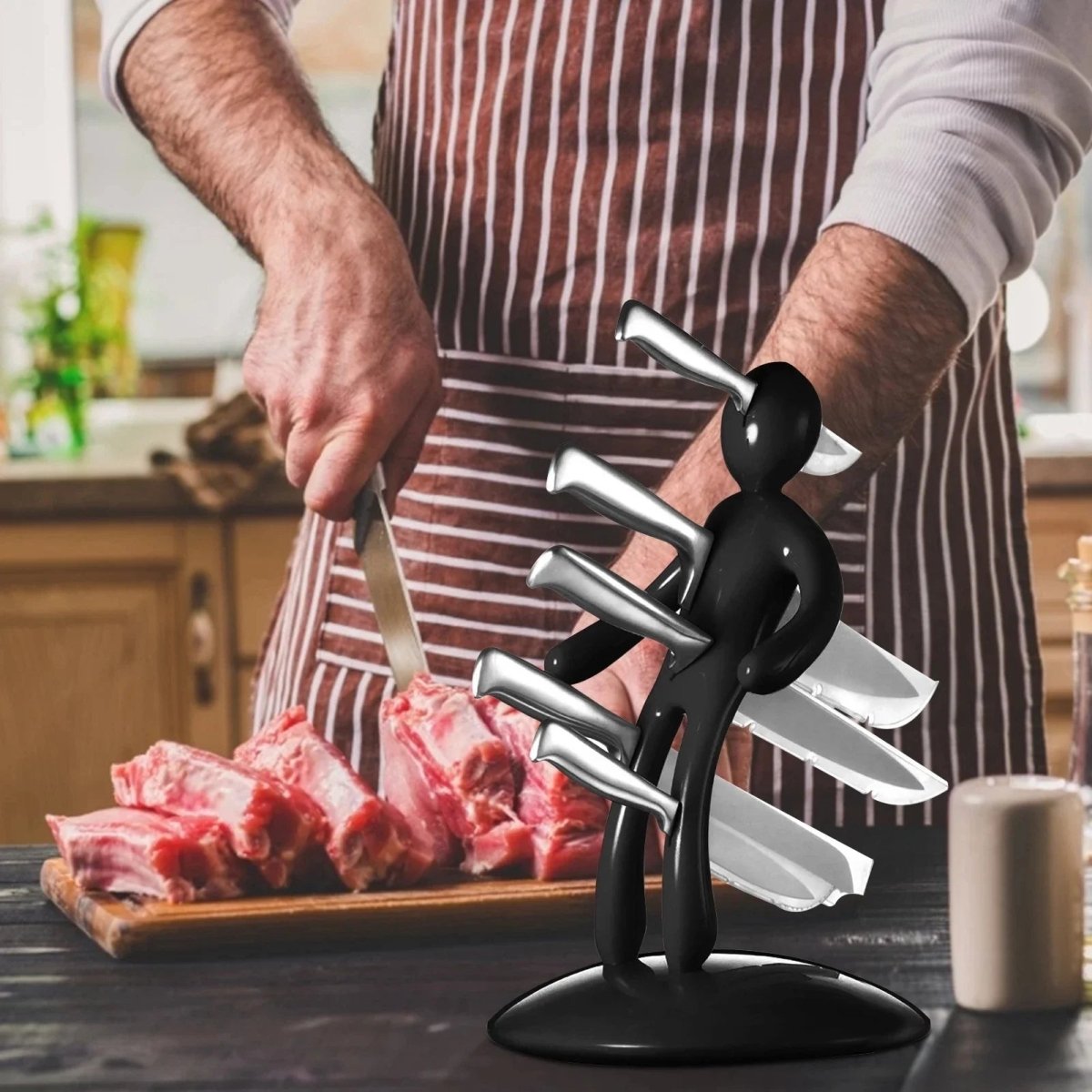 Artistic Knife Organizer - Modern Space-Saving Design