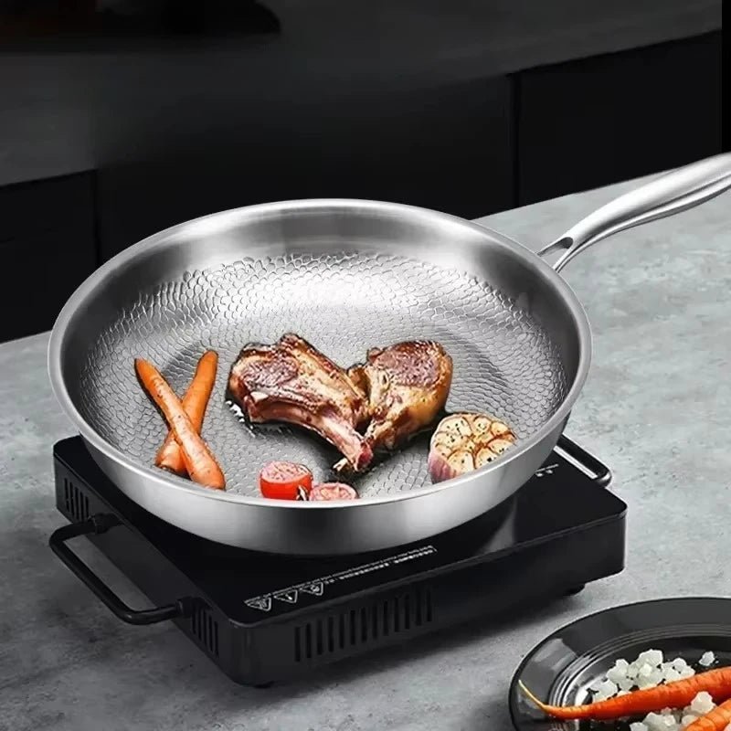 Titanium Chef's Non-Stick Skillet for Effortless Cooking