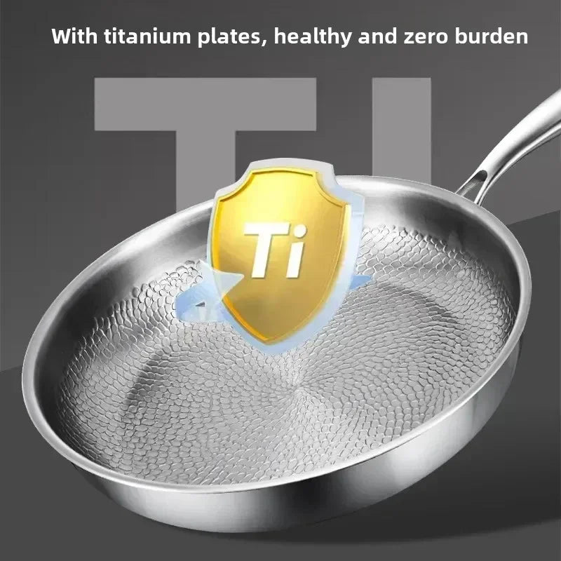 Titanium Chef's Non-Stick Skillet for Effortless Cooking