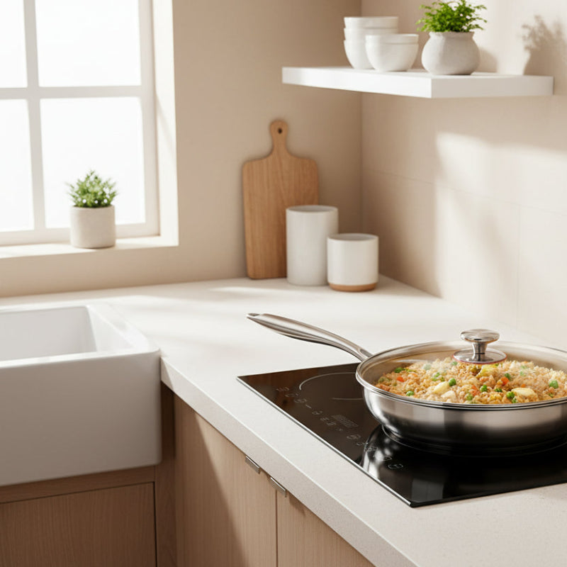 Titanium Elite Non-Stick Frying Pan for Induction Cooking