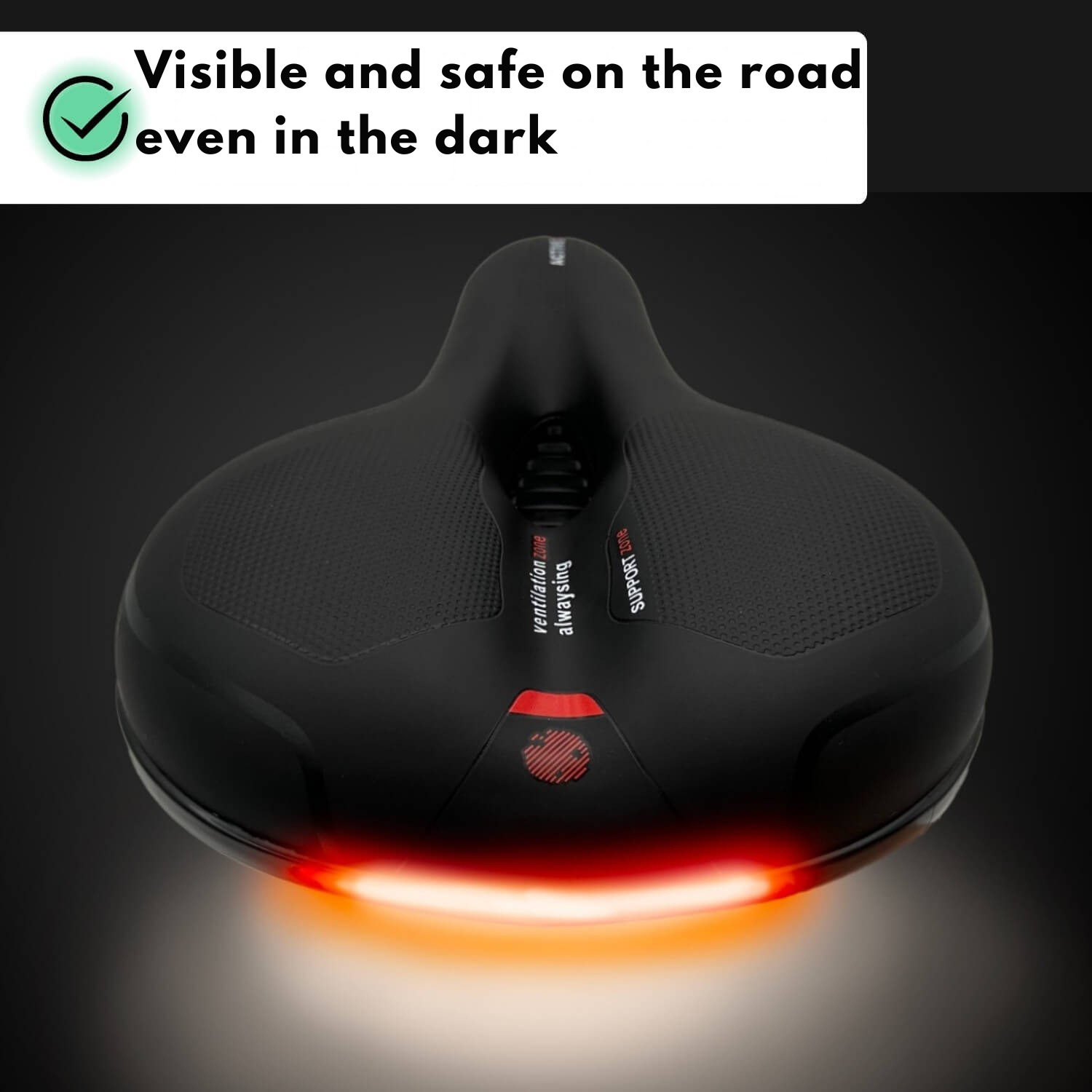 Ergonomic Bicycle Seat | Shock-Absorbing Comfort