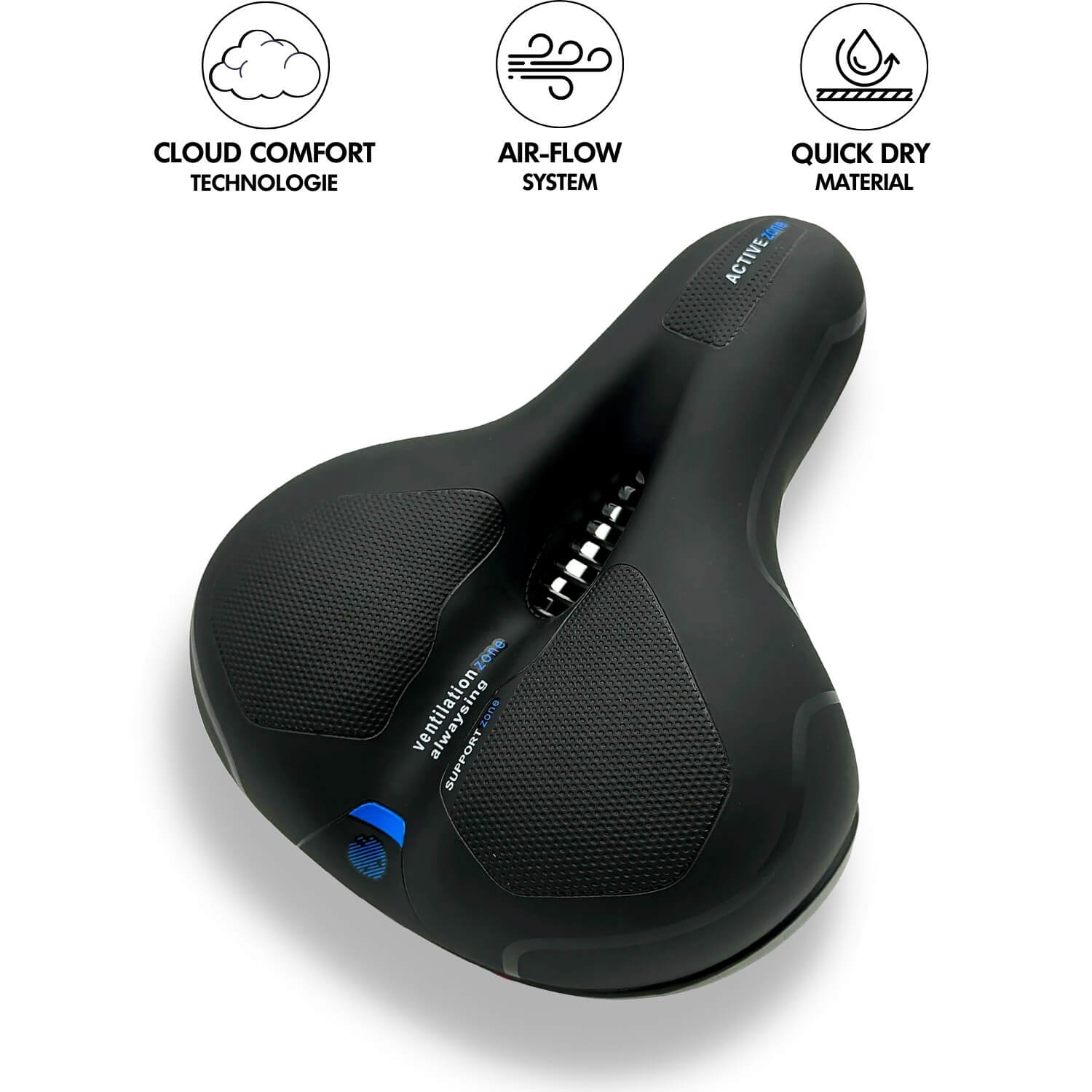 Ergonomic Bicycle Seat | Shock-Absorbing Comfort