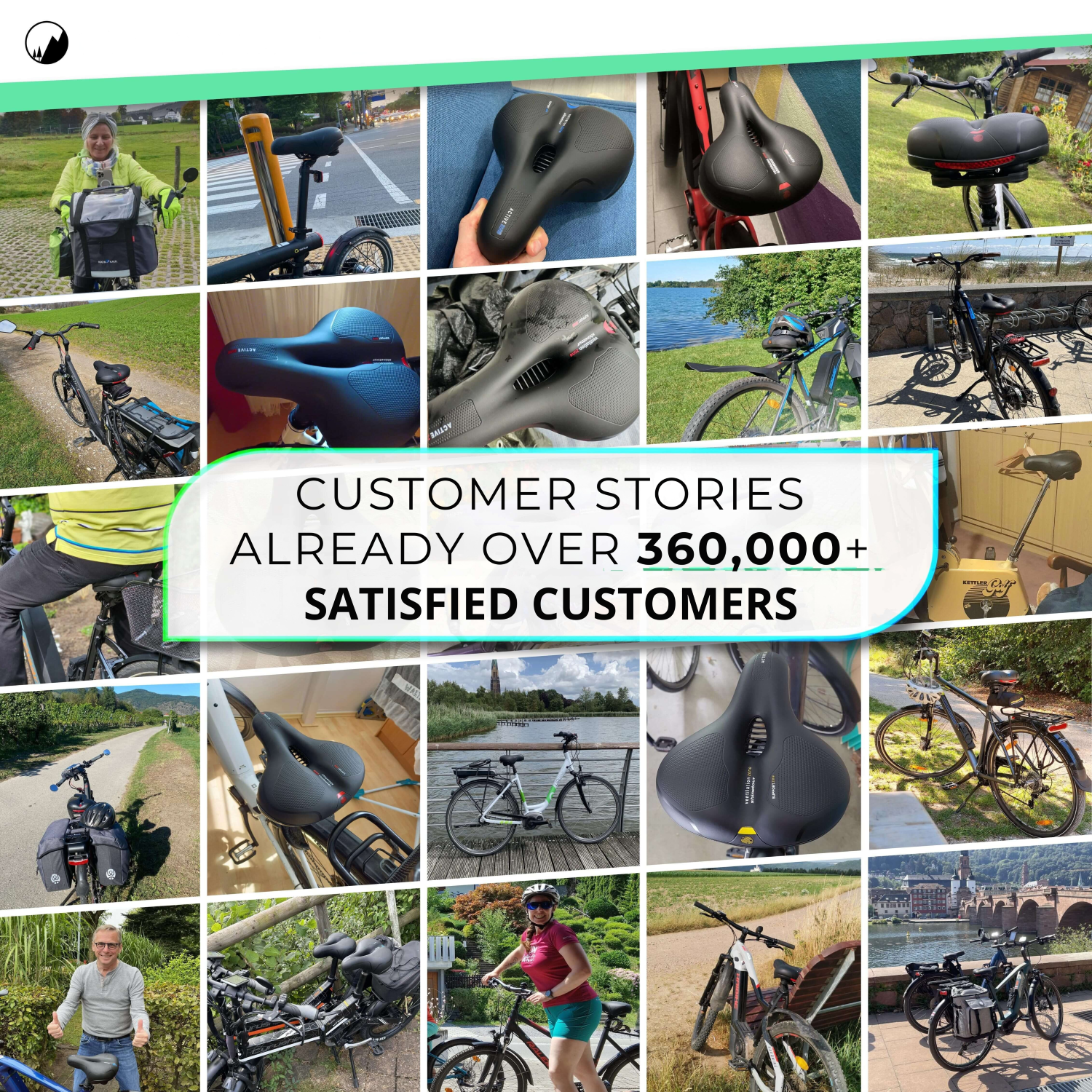 Ergonomic Bicycle Seat | Shock-Absorbing Comfort