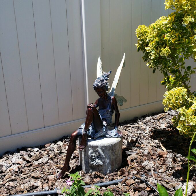 Enchanted Garden Fairy Sculpture for Lasting Outdoor Charm