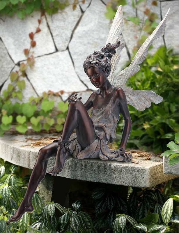 Enchanted Garden Fairy Sculpture for Lasting Outdoor Charm