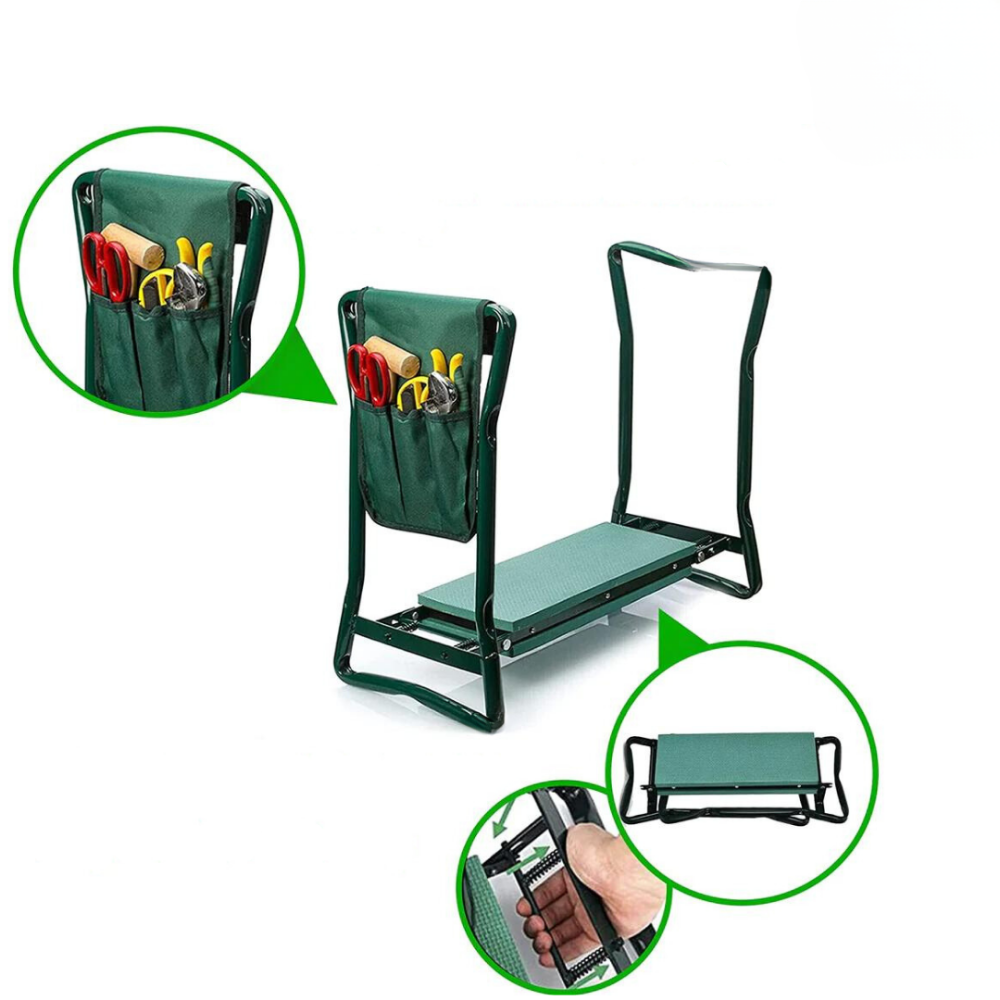 Foldable Garden Kneeler with Handles | Comfortable Sitting and Kneeling