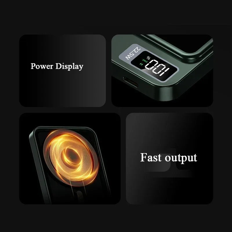 SwiftPower Magnetic Portable Wireless Charger - 22.5W Fast Charge
