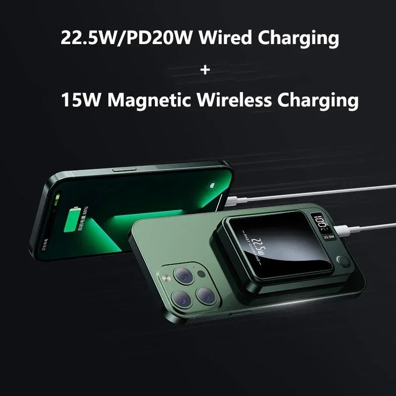 SwiftPower Magnetic Portable Wireless Charger - 22.5W Fast Charge