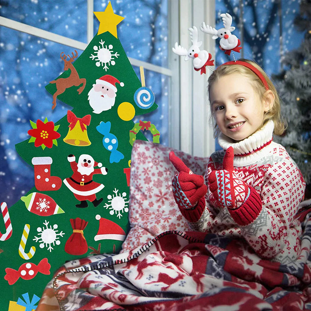 Felt Christmas Tree for Kids