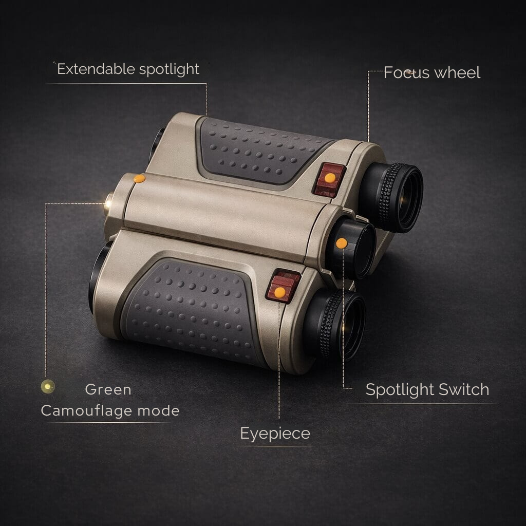 Binoculars | Clear Night Vision | Durable and Easy to Use | Night Walker