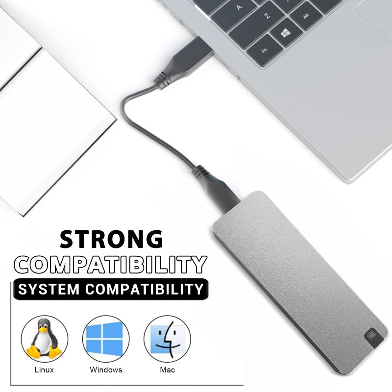 External Hard Drive | Fast USB Data Transfer | Durable Aluminum Case
