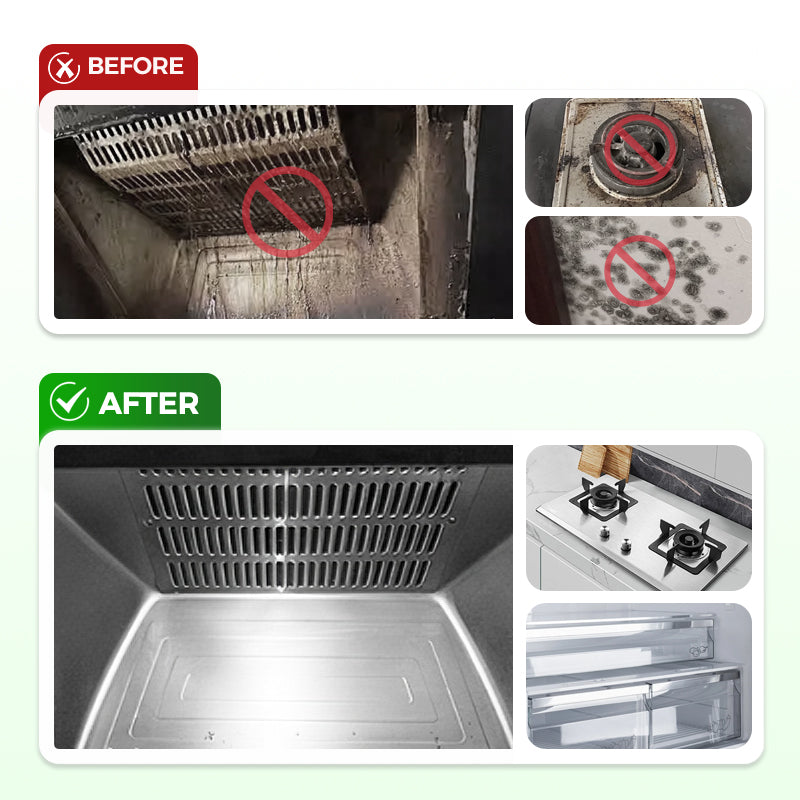 Grease Remover | Residue-Free | Quick Spray and Wipe
