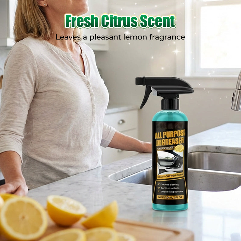 Grease Remover | Residue-Free | Quick Spray and Wipe