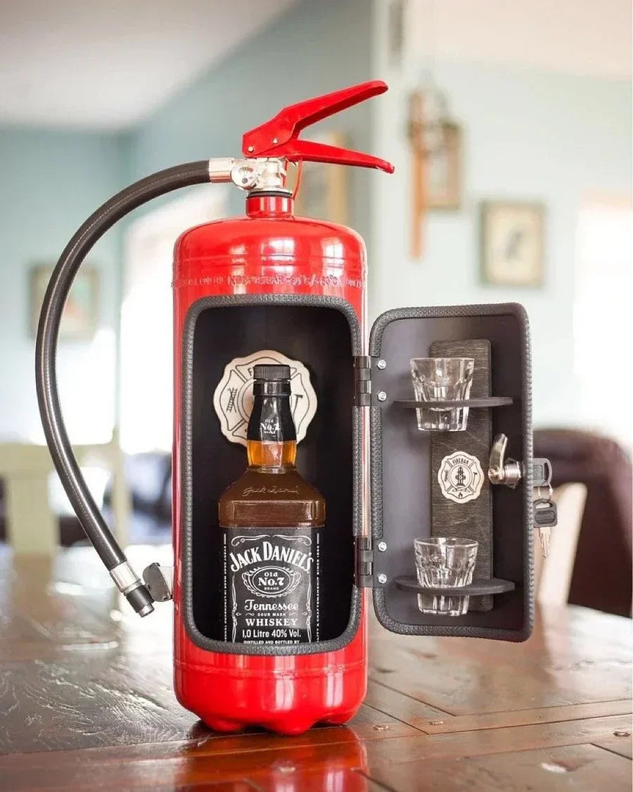 Hidden Bar Fire Extinguisher with Secret Compartment for Drinks