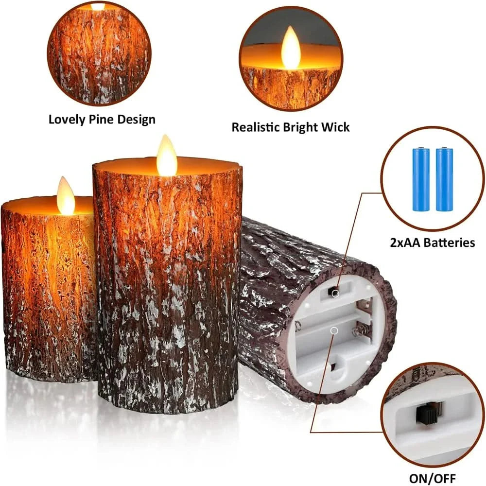 Flameless LED Tea Light Candles for Safe Warm Ambient Decor Lighting