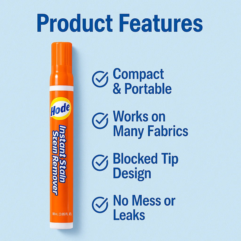 Stain Removal Pen | Instant Treatment for Fresh Stains | Precision Tip