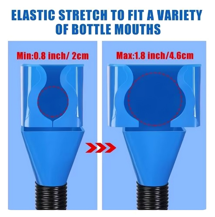 Flexible Funnel for Easy Pouring and Mixing